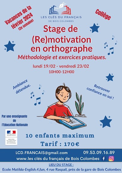 Les Clés Du Français De Bois Colombes, Centre de Formation à Bois-Colombes