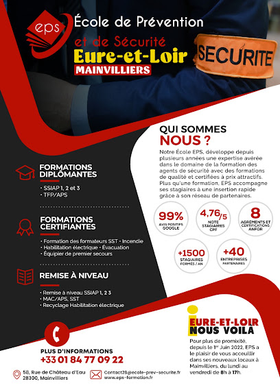 Eps Ecole De Prévention Et De Sécurité Chartres Centre De Formation à Mainvilliers