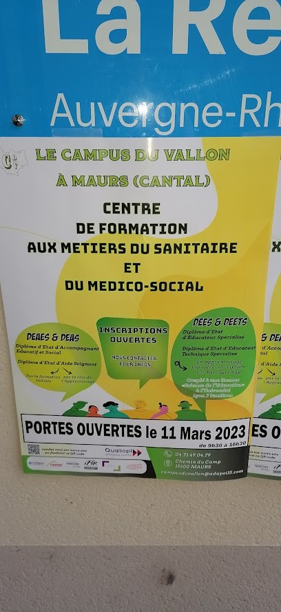 Campus Du Vallon - Ifas - Center Trades Training Du Sanitaire Et Du Médico-Social, Centre de Formation à Maurs