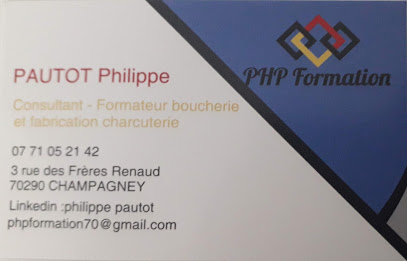 Php Formation - Formation Boucherie, Fabrication De Charcuterie Et Formation De Groupes, Centre De Formation à Champagney