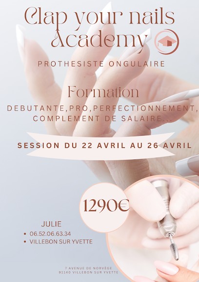 Clap Your Nails Academy, Centre de Formation à Villebon-sur-Yvette